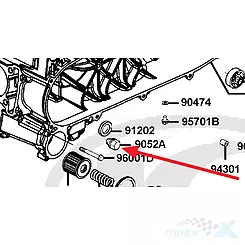 Korek spustowy oleju M12 Kymco 125-700
