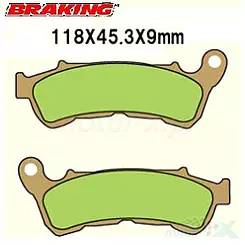 KLOCKI HAMULCOWE BRAKING 910CM55 SinterED VD-172JL FA388HH