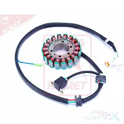 Stator iskrownik, stojan alternatora, 18 cewek Romet SCMB 250