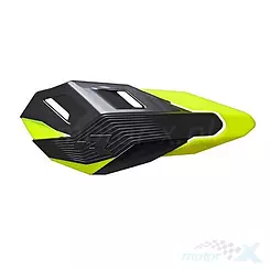 Osłony dłoni uniwersalne, handbary, żółty neon, 2 rodzaje mocowań do kierownicy i manetek, Racetech HP3 HP3ENDNRGF0