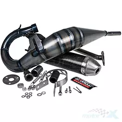 Tłumik, wydech, homologowany, Giannelli Enduro Carbon, Rieju MRX / RR 