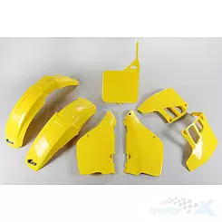 Zestaw osłon nadwozia żółte UFO Plast Suzuki RM 125 89-91