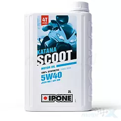 Olej silnikowy IPONE Katana Scoot syntetyczny 5W40 4T 2L