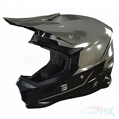 Kask offroad Shot Racing Furious Raw 3.0 Chrome Glossy