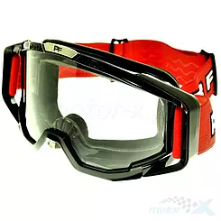 Gogle motocyklowe, offroad, enduro, Power Force II, Black-Red