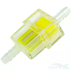 Filtr paliwa 6mm prostokątny mini z siatką