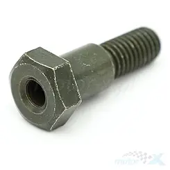 Oś, śruba podstawy bocznej, gwint M8x28mm, prowadnica 9.8mm, Junak Classico 50 / Classico 125
