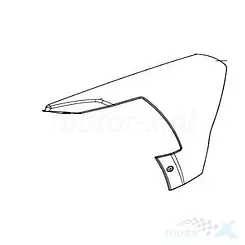 Osłona przednia boczna lewa biała WF Keeway Fact Evo 65316B59007Z