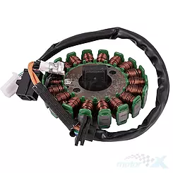 Stator iskrownik, stojan alternatora, 18 cewek, Barton Falcon 125 EFI