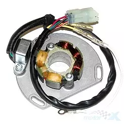 Stator iskrownik, stojan alternatora, uzwojenie alternatora, ze światłami, 50W, Electrosport KTM 125/200/250/300 EXC/SX/XC 06-