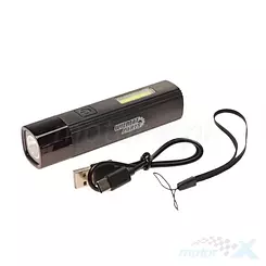 Latarka LED ze wskaźnikiem naładowania, 1500 mAh