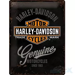 Tablica, plakat 30x40 cm, tłoczona blacha, Harley Davidson Nostalgic Art 23125