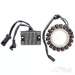 Stator iskrownik, stojan alternatora, z regulatorem napięcia Electrosport ESK225