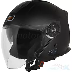 Kask otwarty z interkomem Origine Palio 2.0 + BT, Matowy Czarny