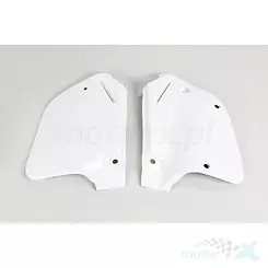 Osłony tylne górne komplet białe UFO Plast Honda CR 125 / 250 92-94