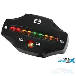 Woltomierz Koso LED, 8-16V, czarny