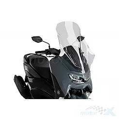 Szyba czołowa, transparentna, Puig V-Tech 21802W, Yamaha NMax 125 21-24