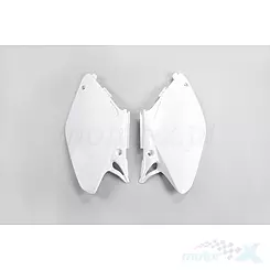 Osłony tylne górne komplet biały UFO Plast Honda CR 125 / 250 05-07