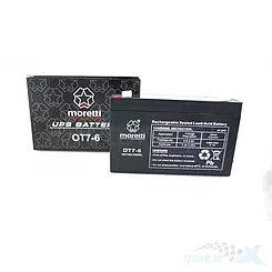 Akumulator żelowy 6 VOLT OT7-6 Moretti