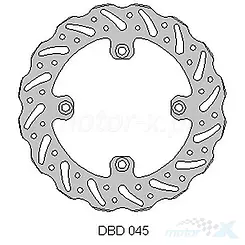 Tarcza hamulcowa, tylna, wave, Delta Braking DBD045 (NG1264)