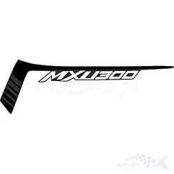 NAKLEJKA "C" PRAWA PRZEDNIEGO BŁOTNIKA MXU 300 NEW 86563-AGA2-E60-T02 MXU 300 I T3B