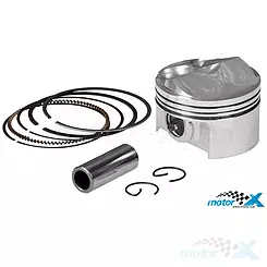 Tłok kompletny Airsal T6 125cc, d.52.00mm, Yamaha X-Max / Cygnus / WR R / WR X / YZF R 125