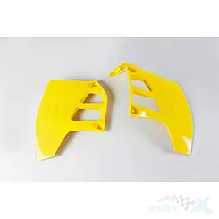 Osłony chłodnicy żółte UFO Plast Suzuki RM 125 89-91