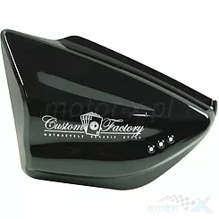 Osłona tylna dolna lewa czarna Barton Classic 125
