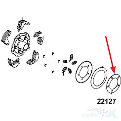 Flansza sprzęgła odśrodkowego, Kymco 22127-LDB5-E00