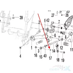 Tuleja Keeway 47033T430100