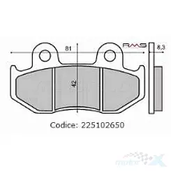 Klocki hamulcowe RMS Honda / Suzuki