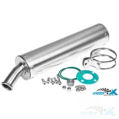 Końcówka wydechu Giannelli Strada Aluminium, Cagiva Planet 125 99-03 / Raptor 125 04 (E)