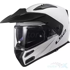 Kask szczękowy LS2 FF324 Metro Evo Solid White 2020 ECE P/J, rozmiar XXXL