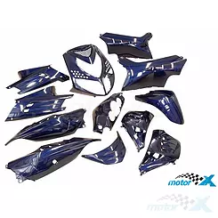 Owiewki STR8, 13 elementów, niebieskie, Peugeot Speedfight II