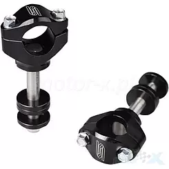 Wspornik mocowania kierownicy, 28.6mm, czarny, Scar Racing SCP31