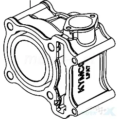 Cylinder goły 125 4T Kymco 12100-LFA7-E00