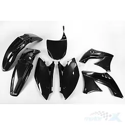 Zestaw osłon nadwozia czarny UFO Plast Kawasaki KXF 450 09-11