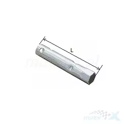 Klucz do świec zapłonowych 18mm, długość 120mm, z gumą, Buzzetti 4830