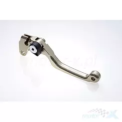 Dźwignia sprzęgła, klamka niełamka, srebrna, Accel FCL053TI, Yamaha / Suzuki