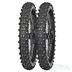 Opona motocyklowa offroad Mitas 90/100-21 TERRA FORCE-EF SM 2 SUPER LIGHT (SM TERRAIN) 57R TT (ZIELONY PASEK) przód