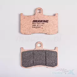 Klocki hamulcowe przednie, spiekane, Braking 906CM55