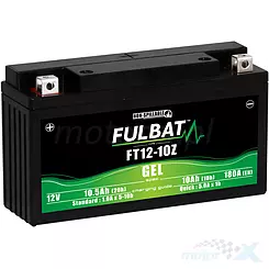 Akumulator żelowy Fulbat FT12-10Z 12V 10Ah 194x59x112mm 180CCA 