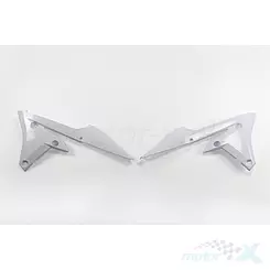 Osłony chłodnicy białe UFO Plast Yamaha YZF / WRF 250-450