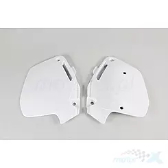 Osłony tylne górne komplet biały UFO Plast Honda CR 125 / 250 / 500 90-01