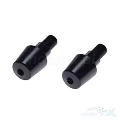 Końcówki kierownicy gwint M16x1.5 mm 2 sztuki czarne Yamaha 