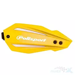 Osłony dłoni, handbary, uniwersalne, żółte, Polisport Bullit Full Wrap Around