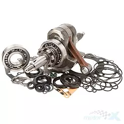 Zestaw naprawczy dołu silnika, wał korbowy, łożyska, uszczelniacze, uszczelki, Hot Rods CBK0151