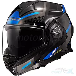 Kask szczękowy LS2 FF901 Advant X Spectrum Black Titanium Blue