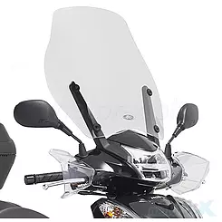 Szyba czołowa, transparentna, Kappa KD1143ST, Honda SH300i