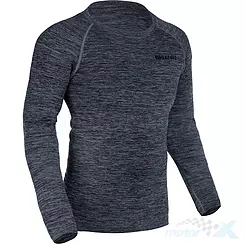 Koszulka termoaktywna, warstwa podstawowa, bielizna, Oxford Advanced Base Layer MS Top Charcoal Marl